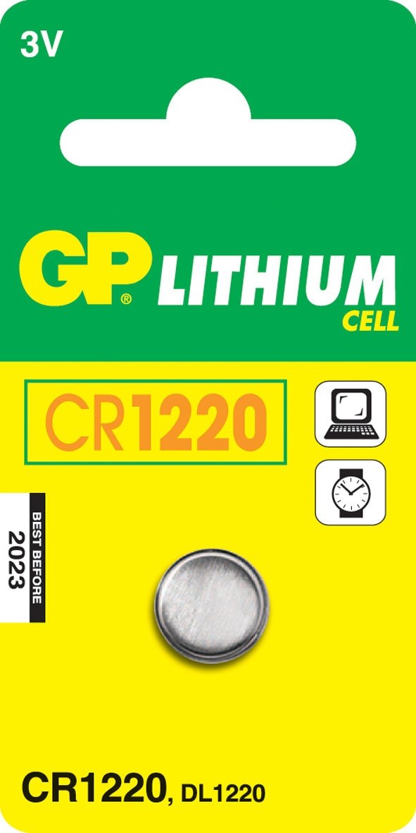 EAN 4891199004346 - GP Batteries Lithium Cell CR1220 Batería de un solo uso Litio imagen 1
