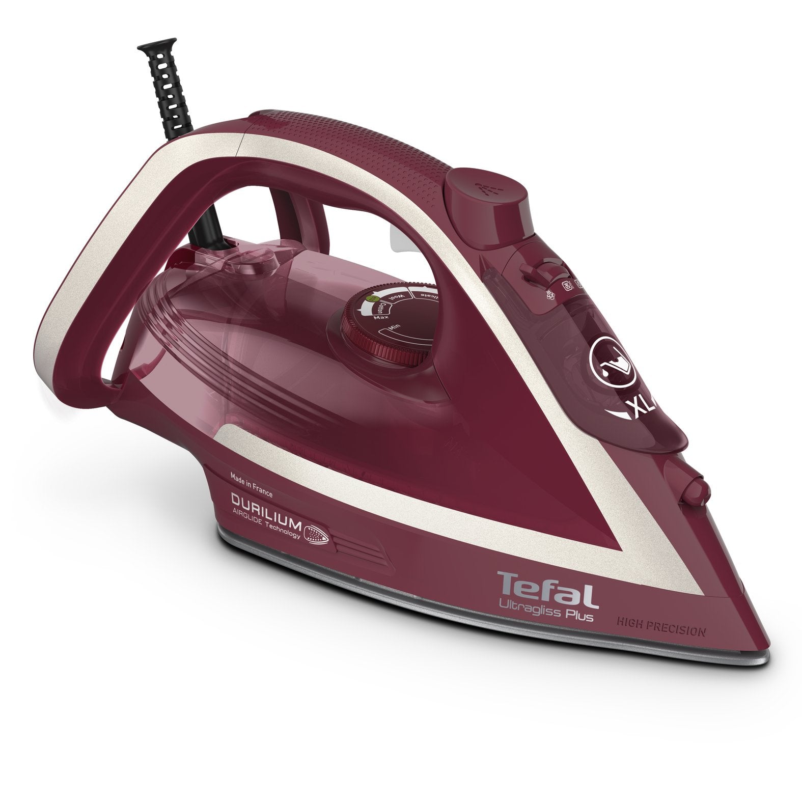 Tefal Ultimate Pure Fv6820 Plancha A Vapor 2800 W Rojo, Plata