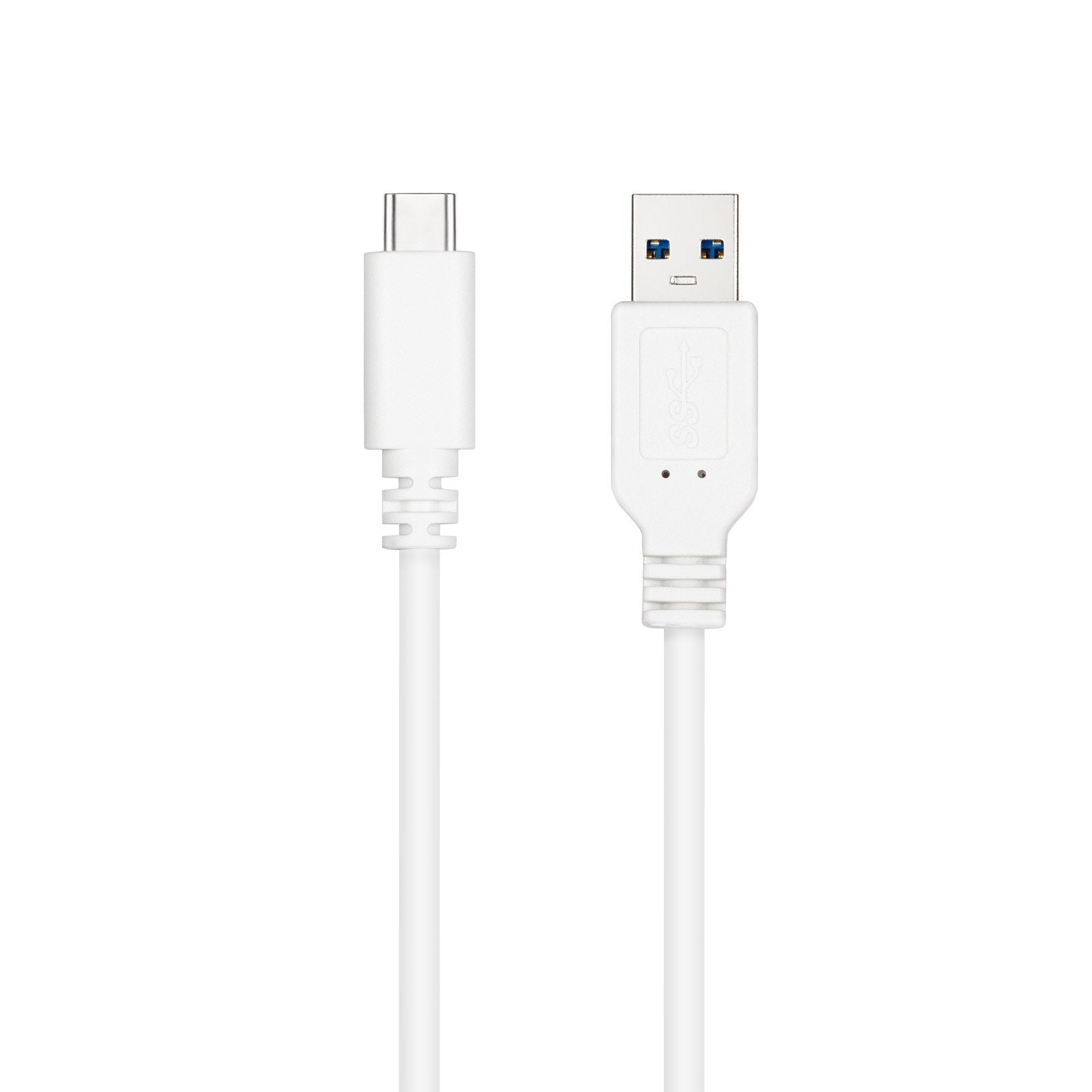 Nanocable Cable Usb 3.1 Gen2 10gbps 3a Usb-C/M-A/M - 1.0m - Blanco