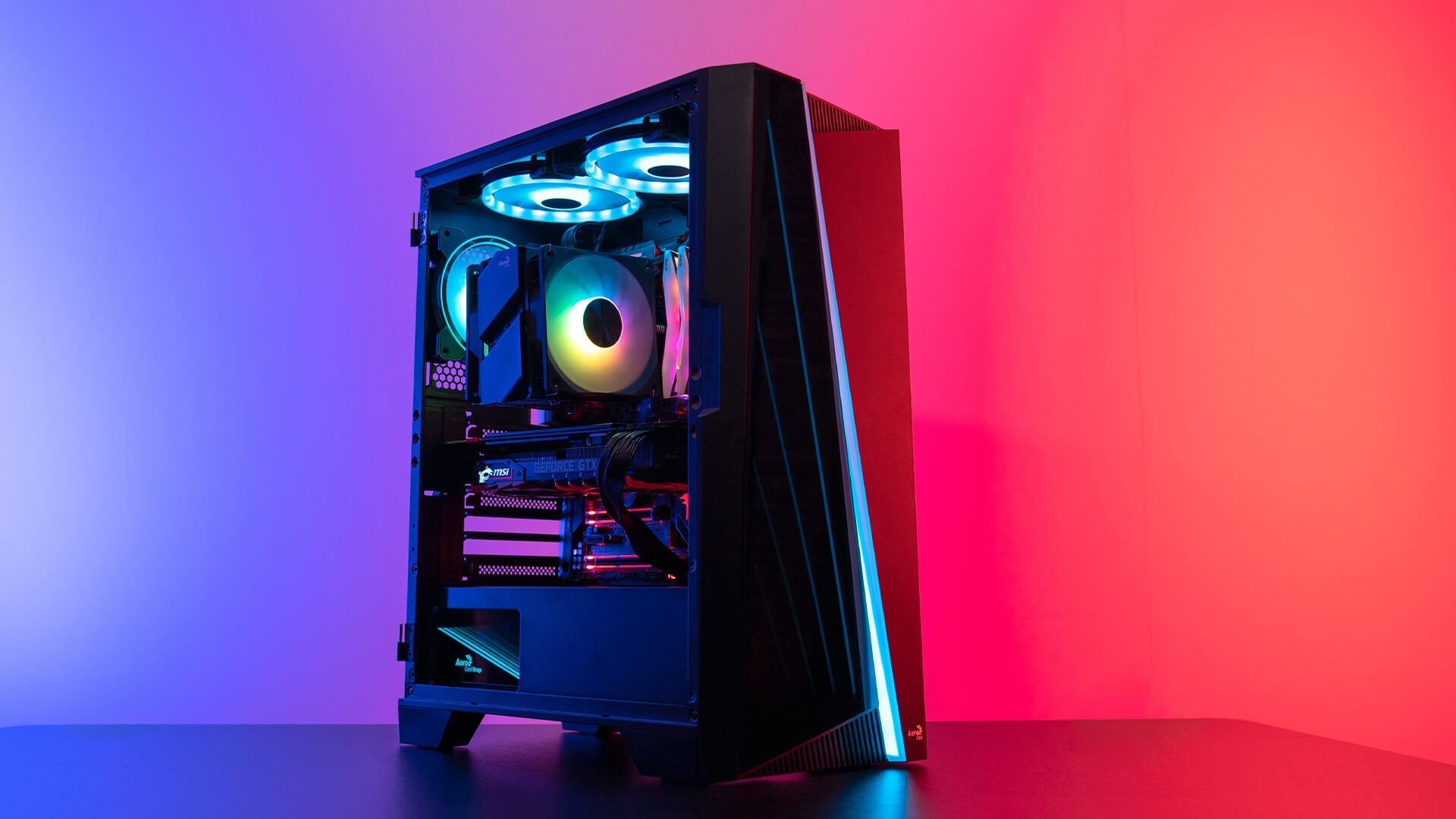 Ventilador Procesador Aerocool Rime 4 Dual Rgb (Negro)