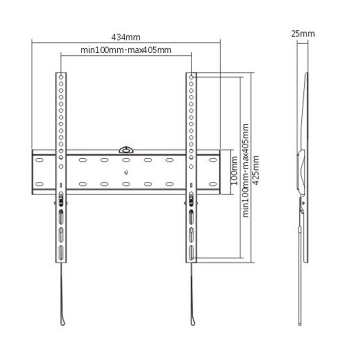 EAN 8716309126014 - Gembird WM-55F-02 soporte para TV 139,7 cm (55") Negro imagen 2
