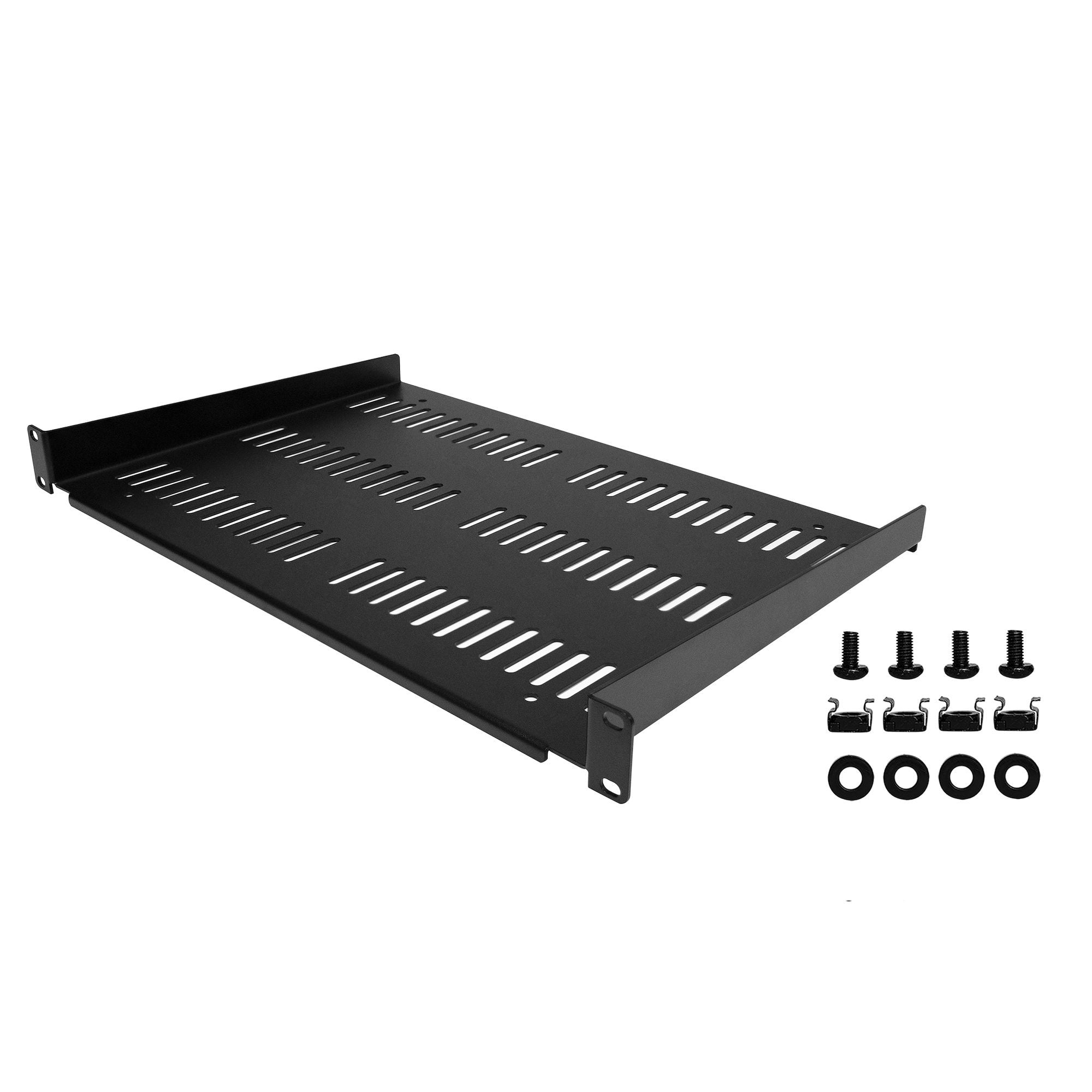 Bandeja Startech.Com Estante Ventilado 1u Para Armario Rack De Servidores -Universal Voladiza Para Montaje En Rack De 19" - Capacidad De 25kg - De 12" (30,5cm) De Profundidad