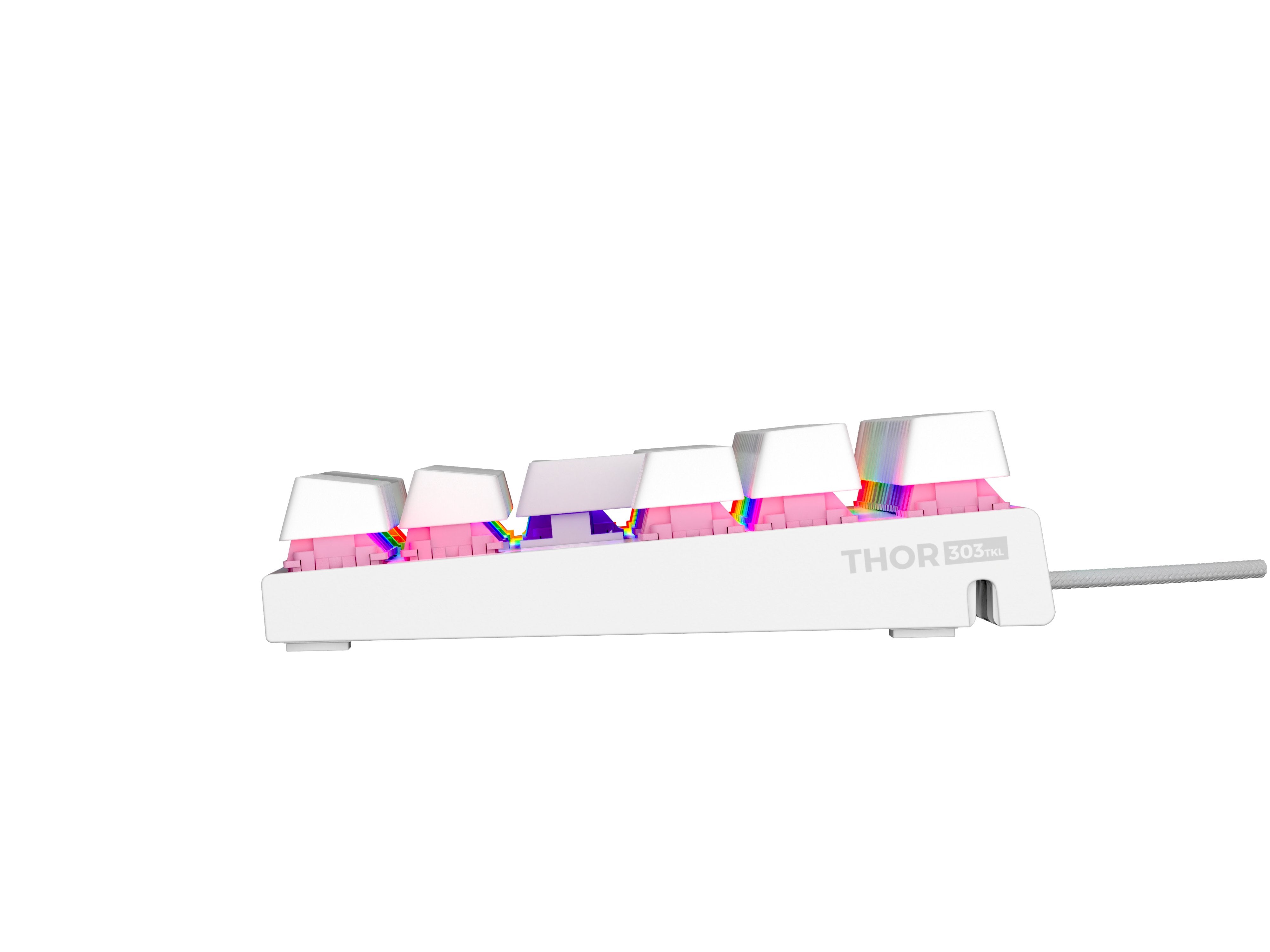 EAN 5901969443127 - GENESIS Thor 303 TKL teclado Juego USB QWERTY Internacional de EE.UU. Blanco imagen 6