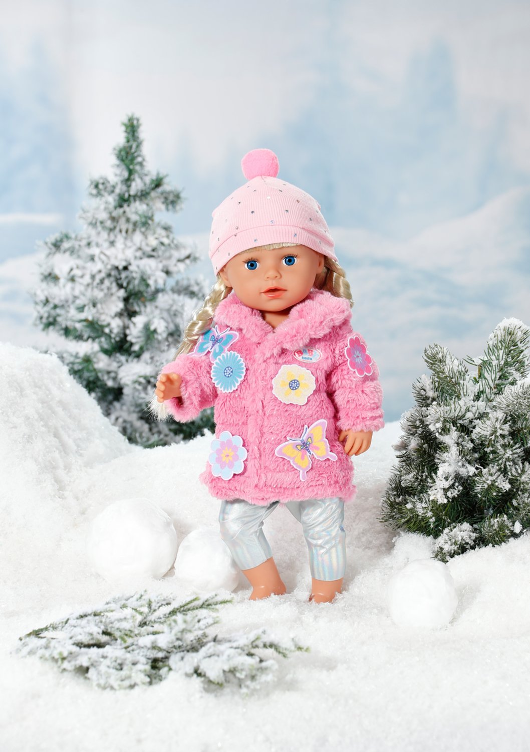 Baby Born Pink Coat Set 43cm Juego De Ropita Para Muñeca 833834