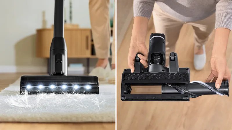 EAN 4242005469598 - Bosch Unlimited 10 Aspiradora escoba 2 en 1 Batería Secar HEPA Sin bolsa 0,4 L Negro 4 Ah imagen 8