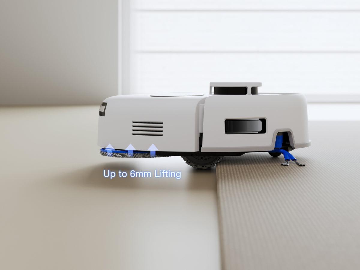 Ecovacs Deebot Mini 2 Vacuum Cleaner,Robot,Wet&Dry,Compact Design,White+Auto-Empty Station