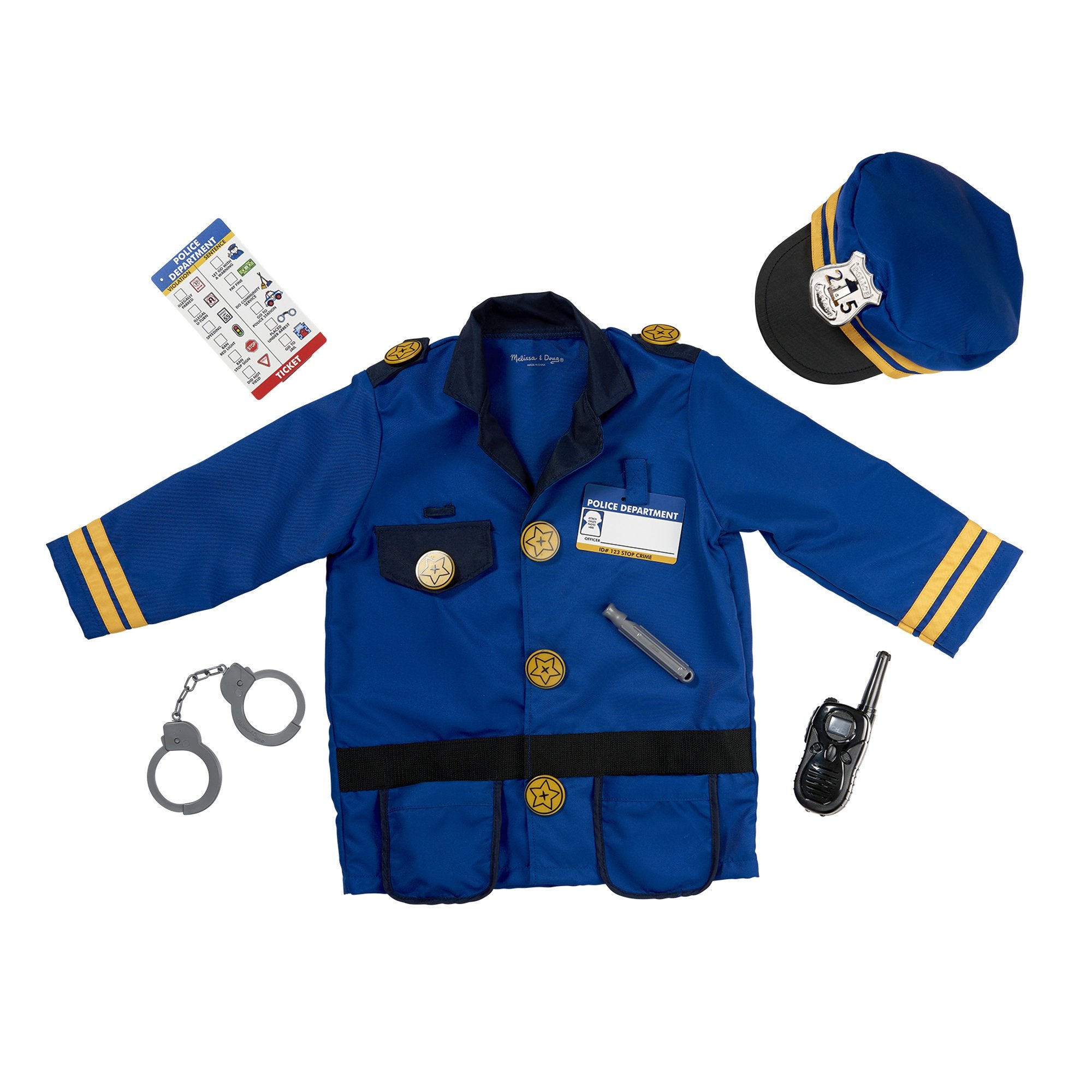 EAN 681147005754 - Melissa & Doug MPP RLP PoliceOfficerCstmRlplySet GML Unisex Uniforme imagen 5