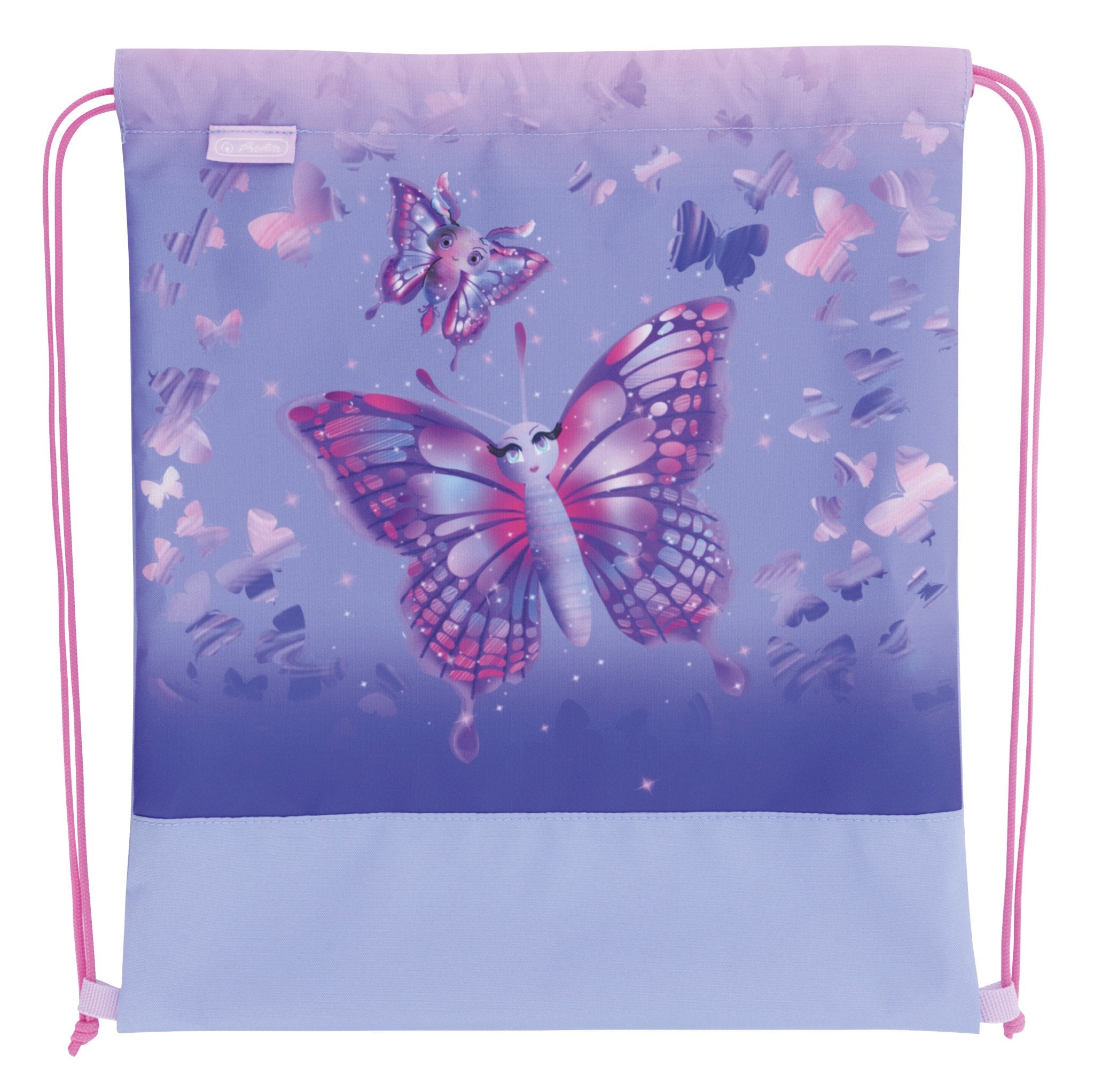 EAN 4008110370866 - Herlitz Loop Plus Butterfly Paradise juego de mochila escolar Chica Poliéster Lila, Rosa imagen 14