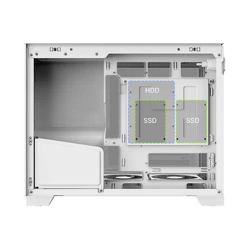 EAN 6931858712040 - GameMax NEX C33 WH carcasa de ordenador Blanco imagen 11