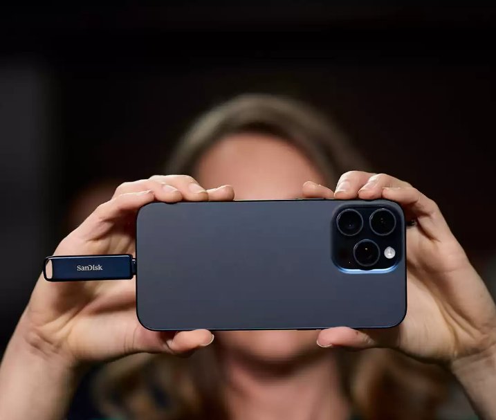 EAN 0619659211851 - SanDisk iXpand unidad flash USB 128 GB USB Type-C / Lightning 3.2 Gen 1 (3.1 Gen 1) Azul imagen 3