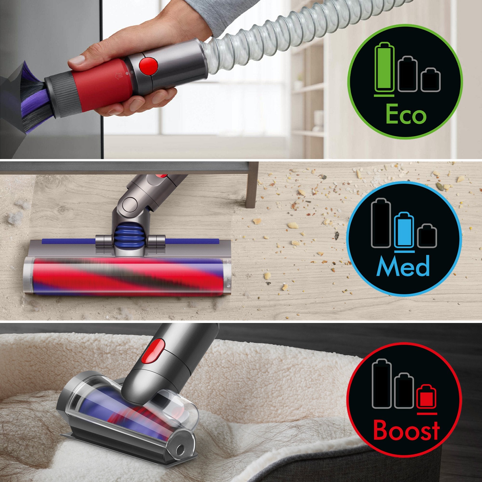 EAN 5025155108949 - Dyson V12 Origin Aspiradora escoba 2 en 1 Batería Secar HEPA Sin bolsa Níquel imagen 6