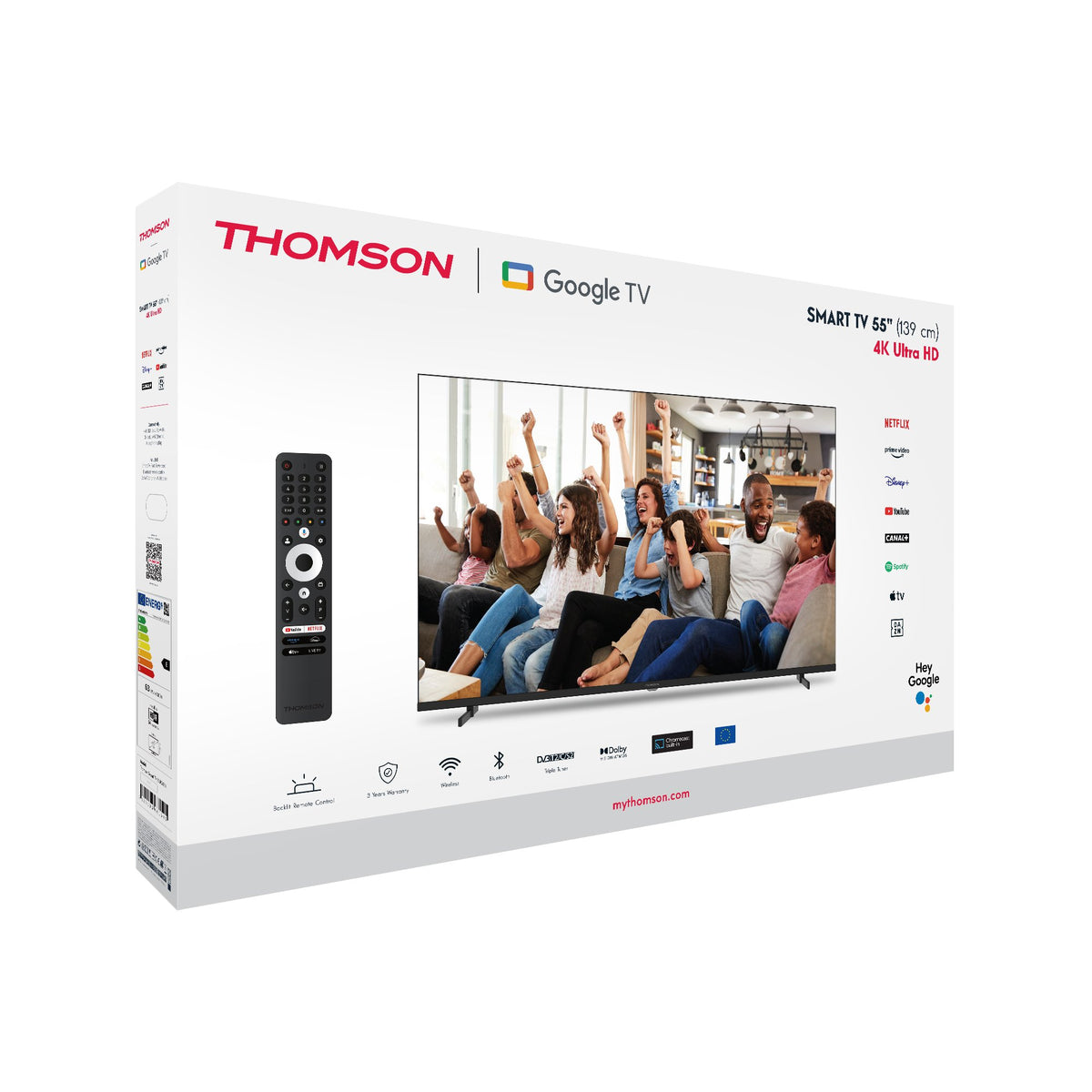 EAN 9120106661545 - Thomson 55UG4S14 Televisor 139,7 cm (55") 4K Ultra HD Smart TV Wifi Negro imagen 13