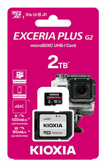 Micro Sd Kioxia 2tb Exceria Plus G2 Uhs-I C10 Con Adaptador