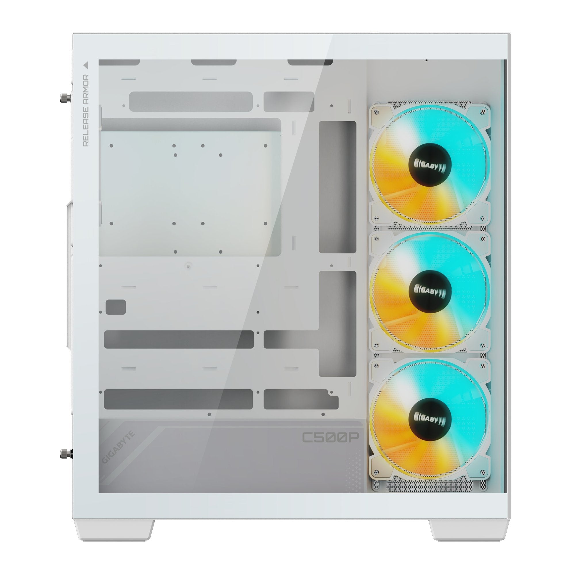 EAN 4719331555030 - GIGABYTE C500 PANORAMIC STEALTH Midi Tower Blanco imagen 3