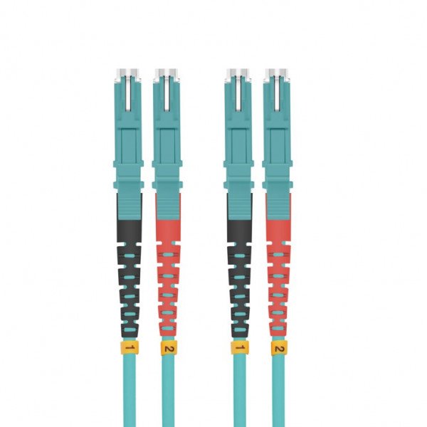 Helos Lwl Cable De Red E2000®/E2000® (Lsh) Duplex 50/125?M Om3 Aqua 3,0m