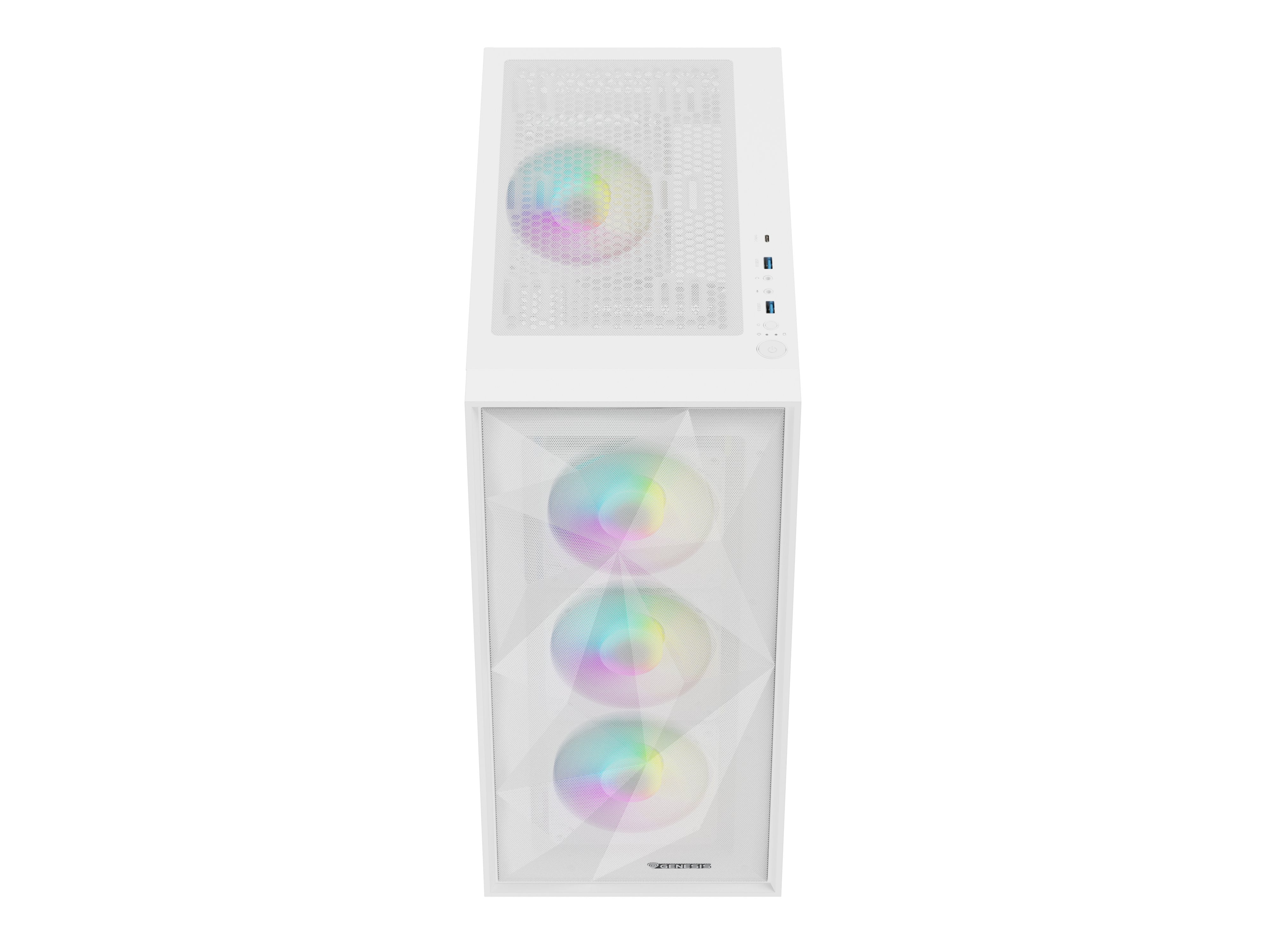 EAN 5901969444544 - GENESIS Diaxid 605 ARGB Midi Tower Blanco imagen 11
