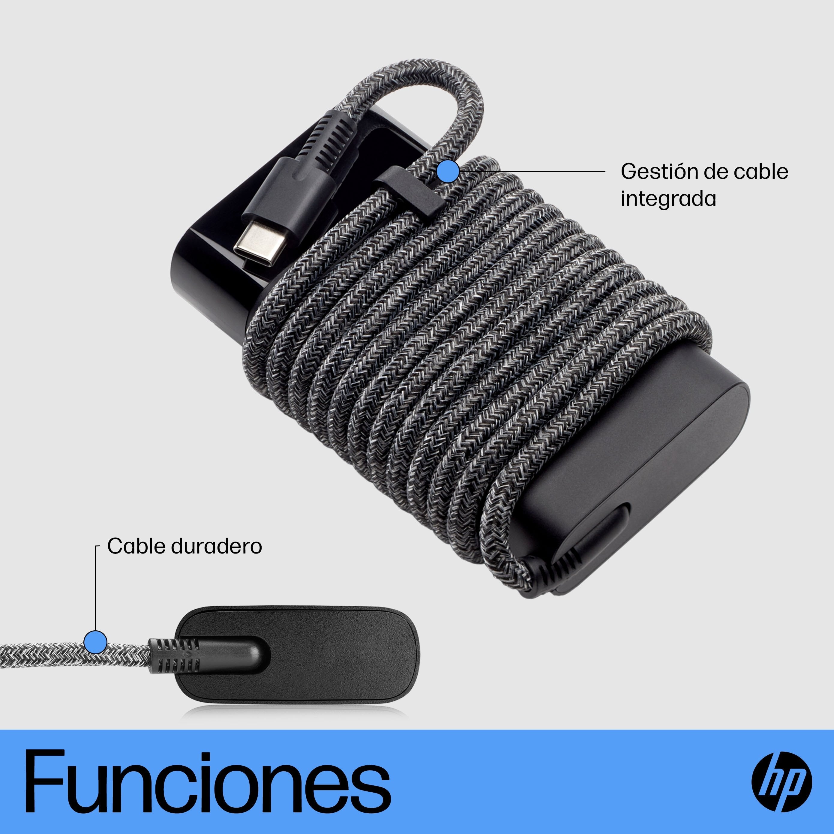 Cargador Para Portátil Usb-C De 65 W Hp 115/230v