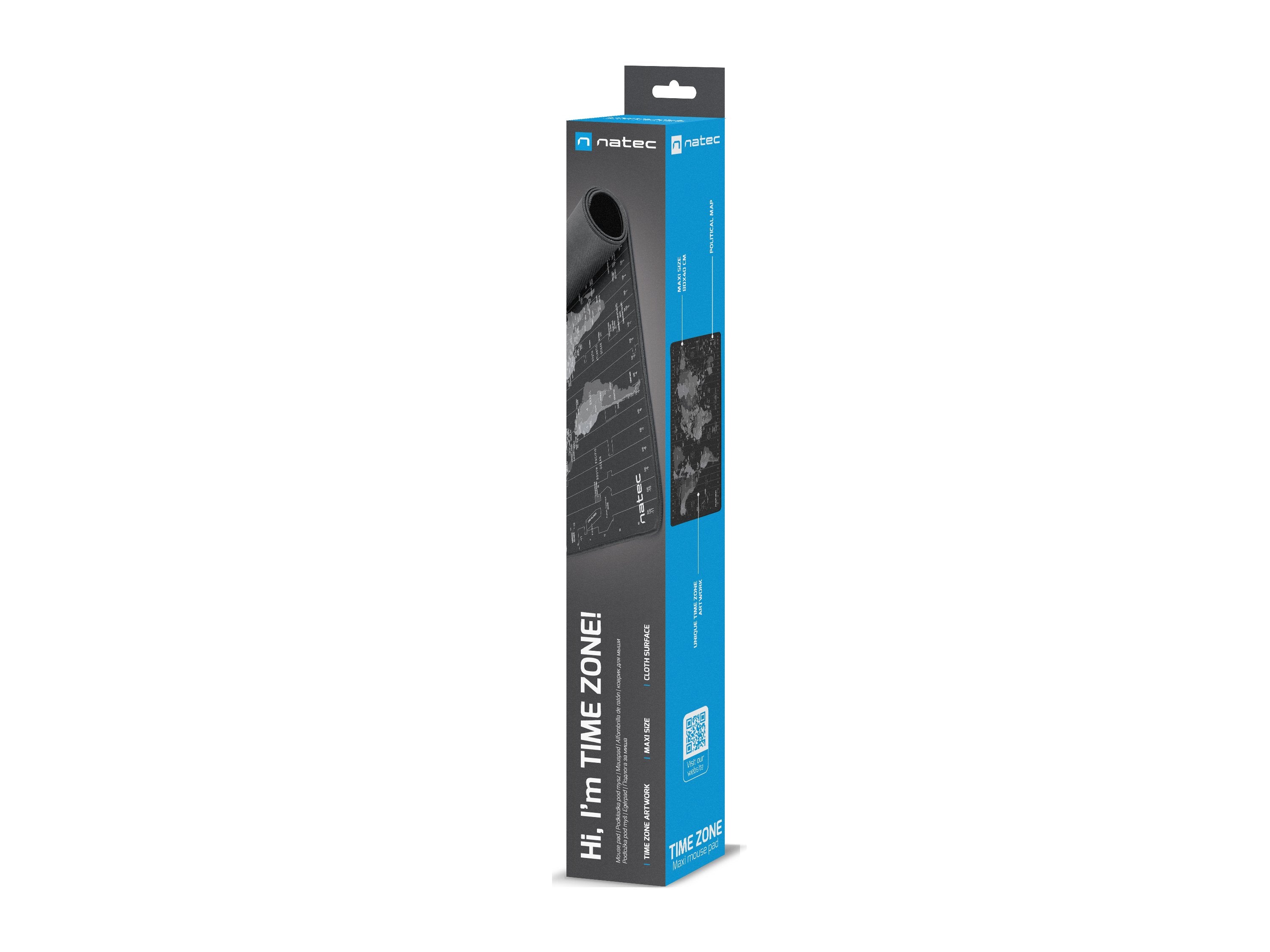 EAN 5901969410761 - NATEC Time Zone Map Maxi Negro, Gris imagen 5