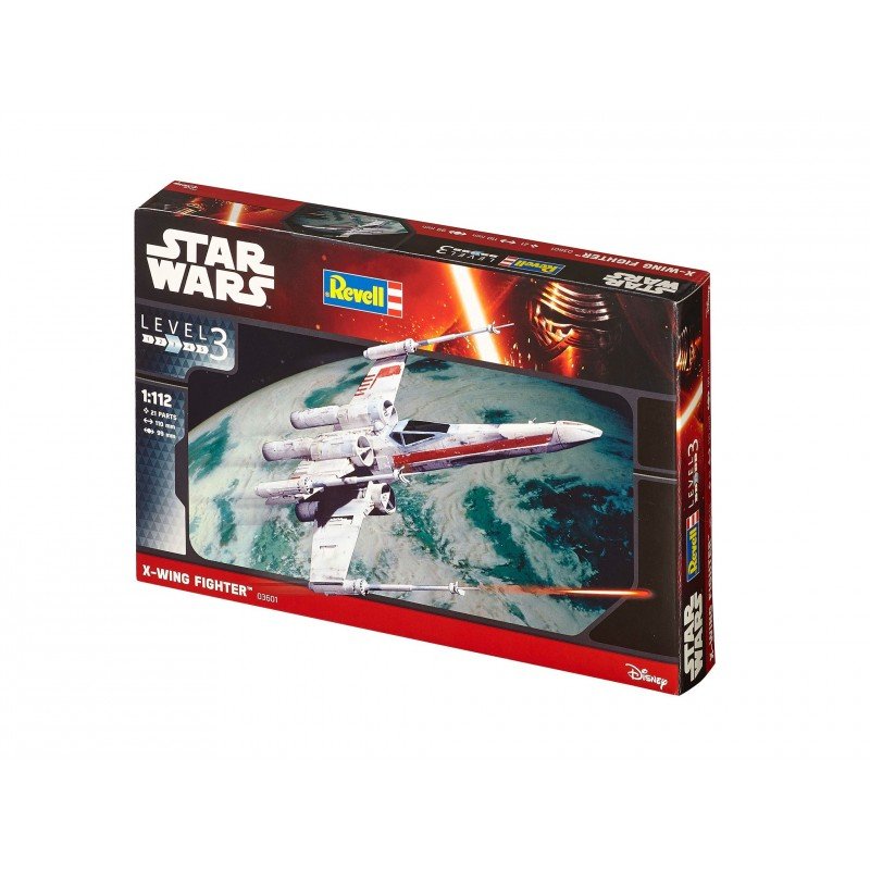 EAN 4009803889245 - Revell X-wing Fighter Maqueta de caza espacial Kit de montaje 1:112 imagen 8