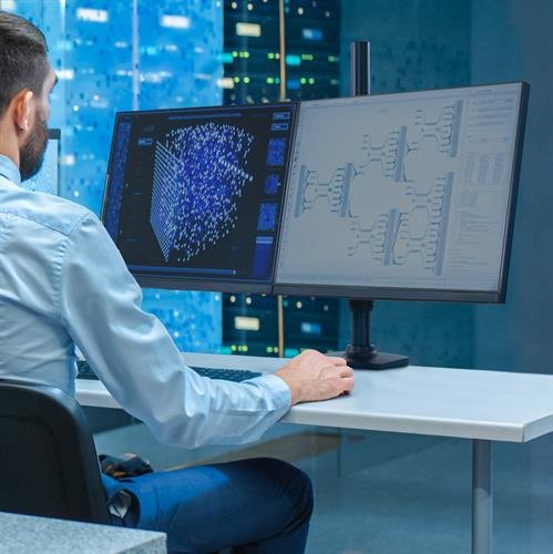 Soporte Ergotron Brazo Para Monitor Doble Lx, 45-509-224