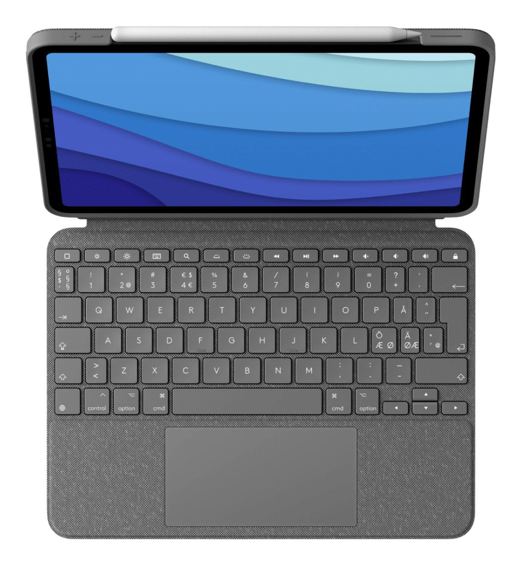 EAN 5099206095274 - Logitech 920-010147 teclado para móvil QWERTY Nórdico Smart Connector Gris imagen 1