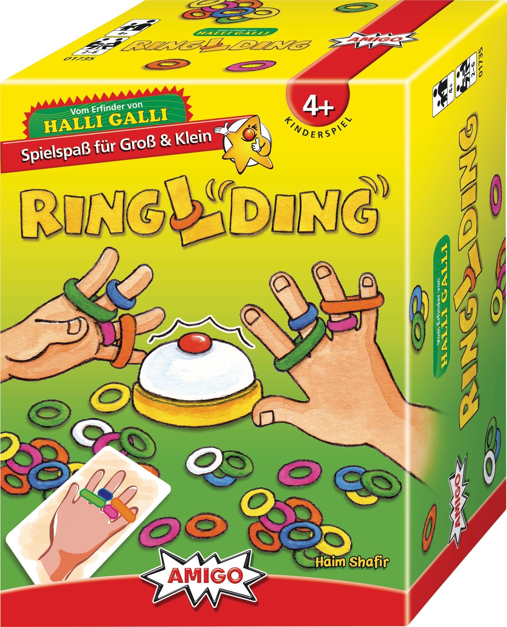 EAN 4007396017359 - Amigo RinglDing 10 min Juego de mesa Habilidad motriz fina (destreza) imagen 1