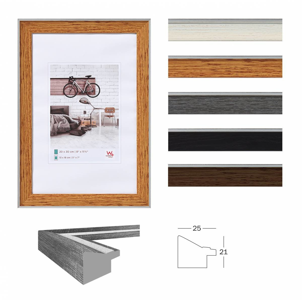 EAN 4004122280421 - Walther Design EN040D marco Expositor de pie retroiluminado Gris imagen 2
