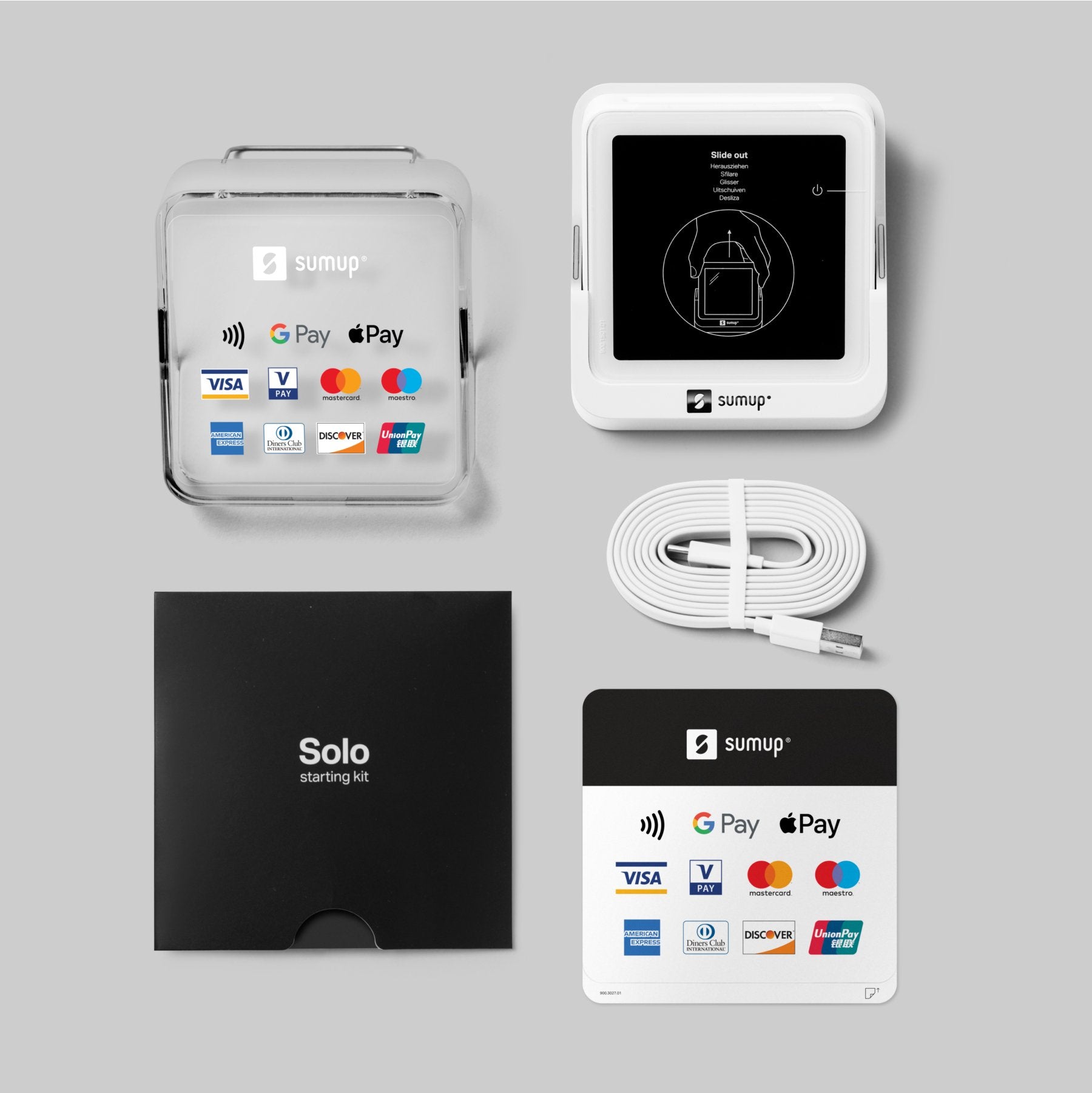 EAN 4260325422628 - SumUp Solo lector de tarjeta inteligente Wi-Fi + 4G Blanco imagen 8