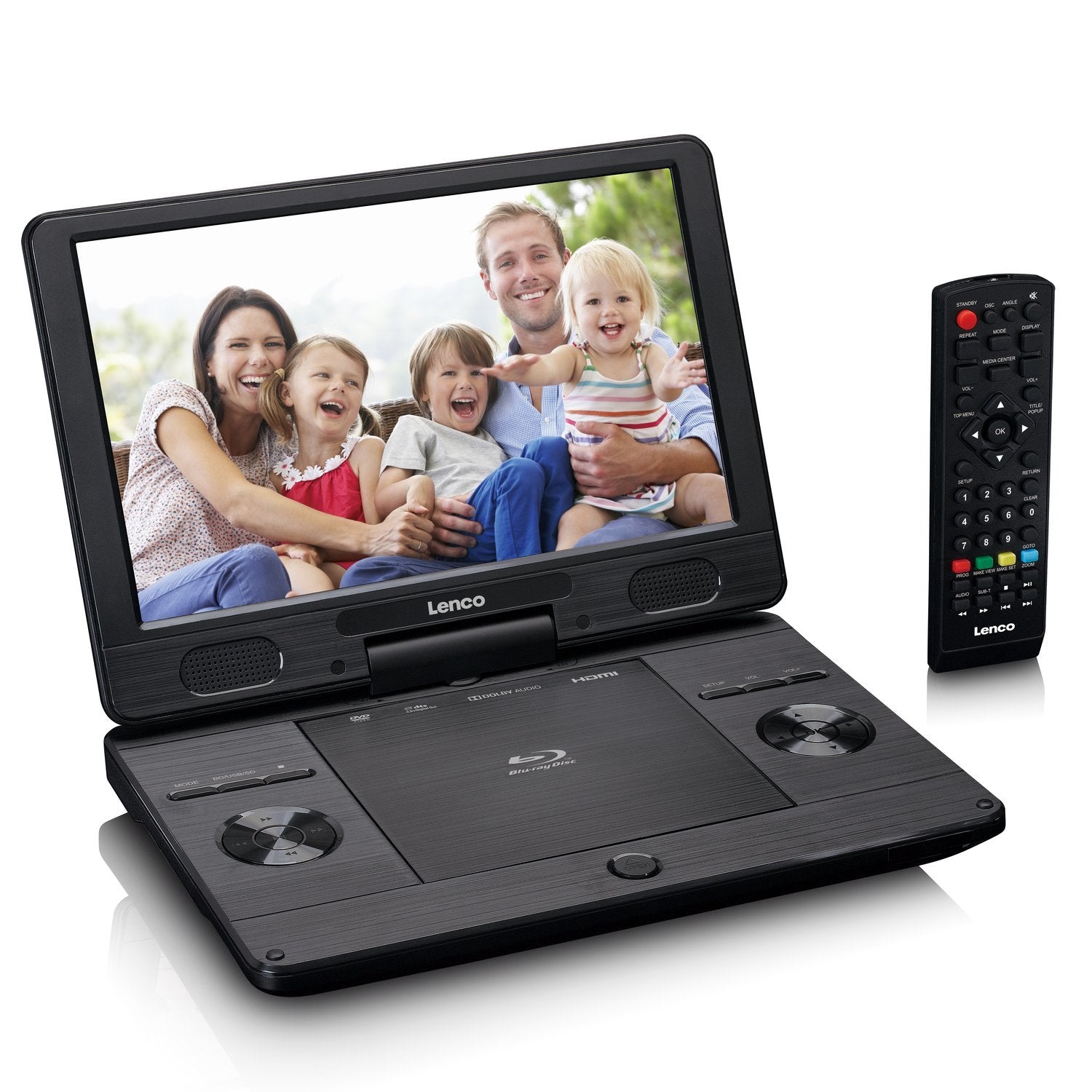 Lenco Brp-1150bk Reproductor De Dvd/Bluray Portátiles Reproductor De Blu-Ray Portátil Convertible 29,2 Cm (11.5") 1024 X 600 Pixeles Negro