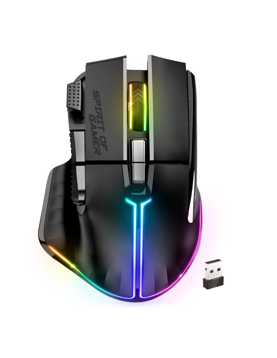 Ratón Spirit Of Gamer Inalambrico Pro M5 Black