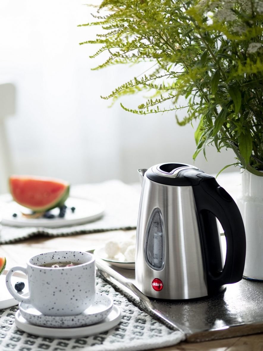 EAN 5908277383688 - ELDOM CS10 HUMIE tetera eléctrica 1 L 1500 W Negro, Acero inoxidable imagen 7