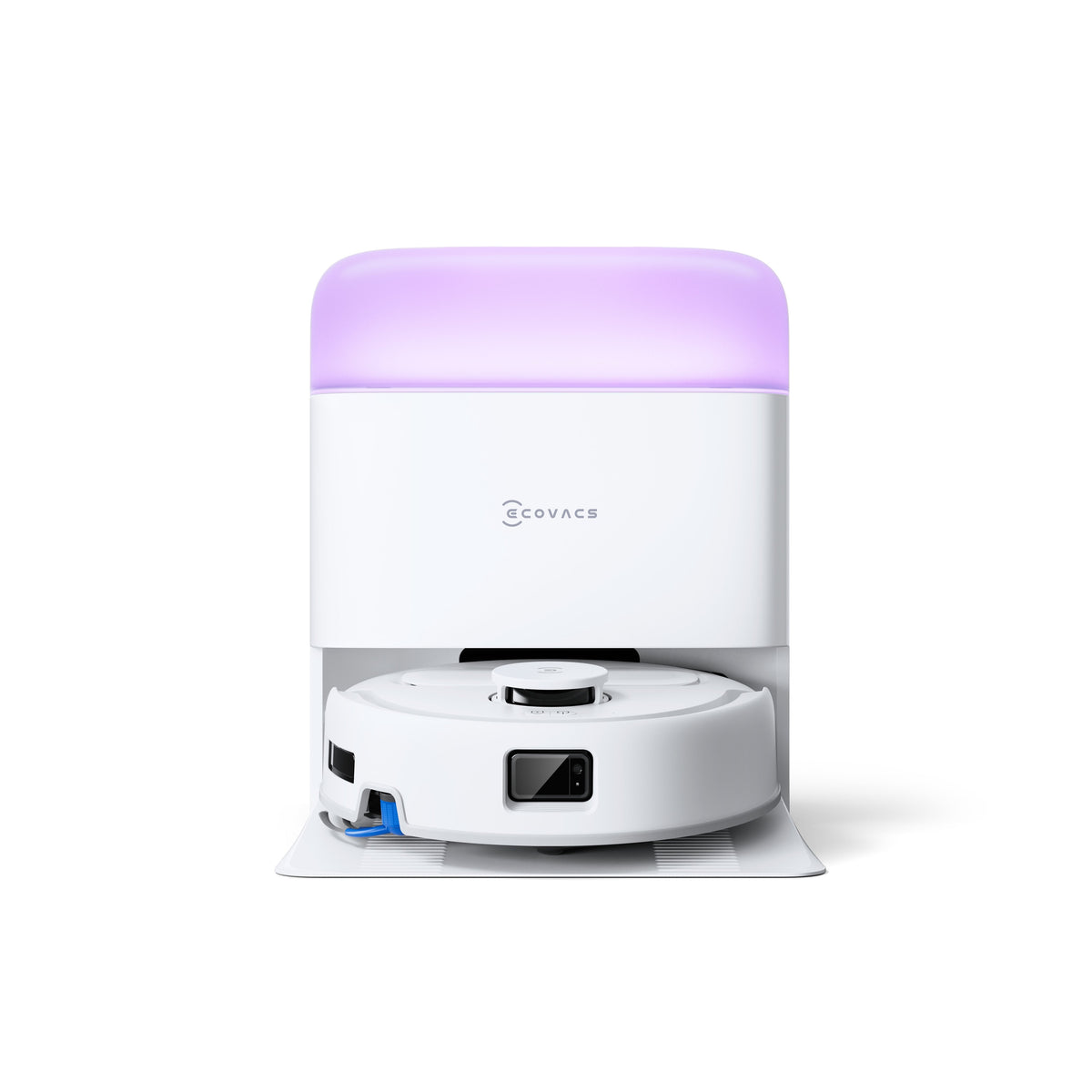 Ecovacs Deebot Mini 2 Vacuum Cleaner,Robot,Wet&Dry,Compact Design,White+Auto-Empty Station