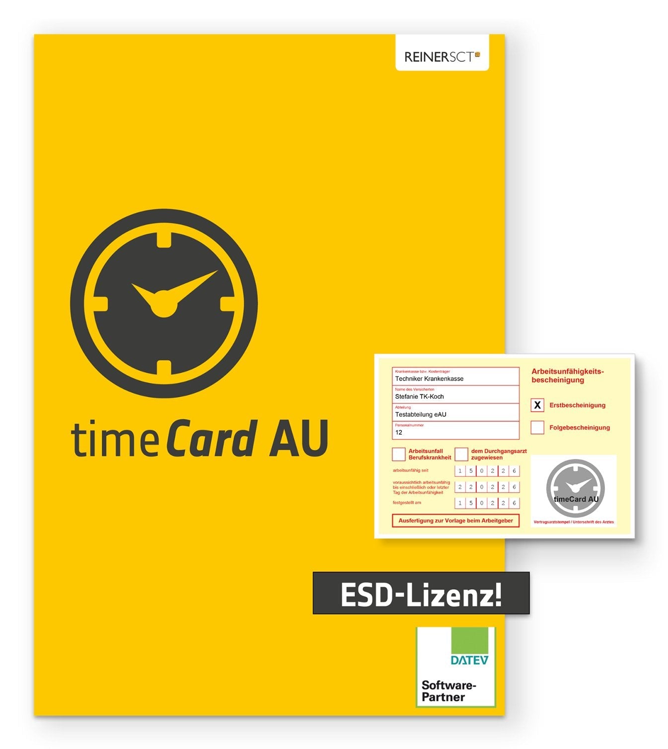 Reiner Sct Timecard Au 1jahr 50ma Jahreslizenz Para 50 Mitarbeiter