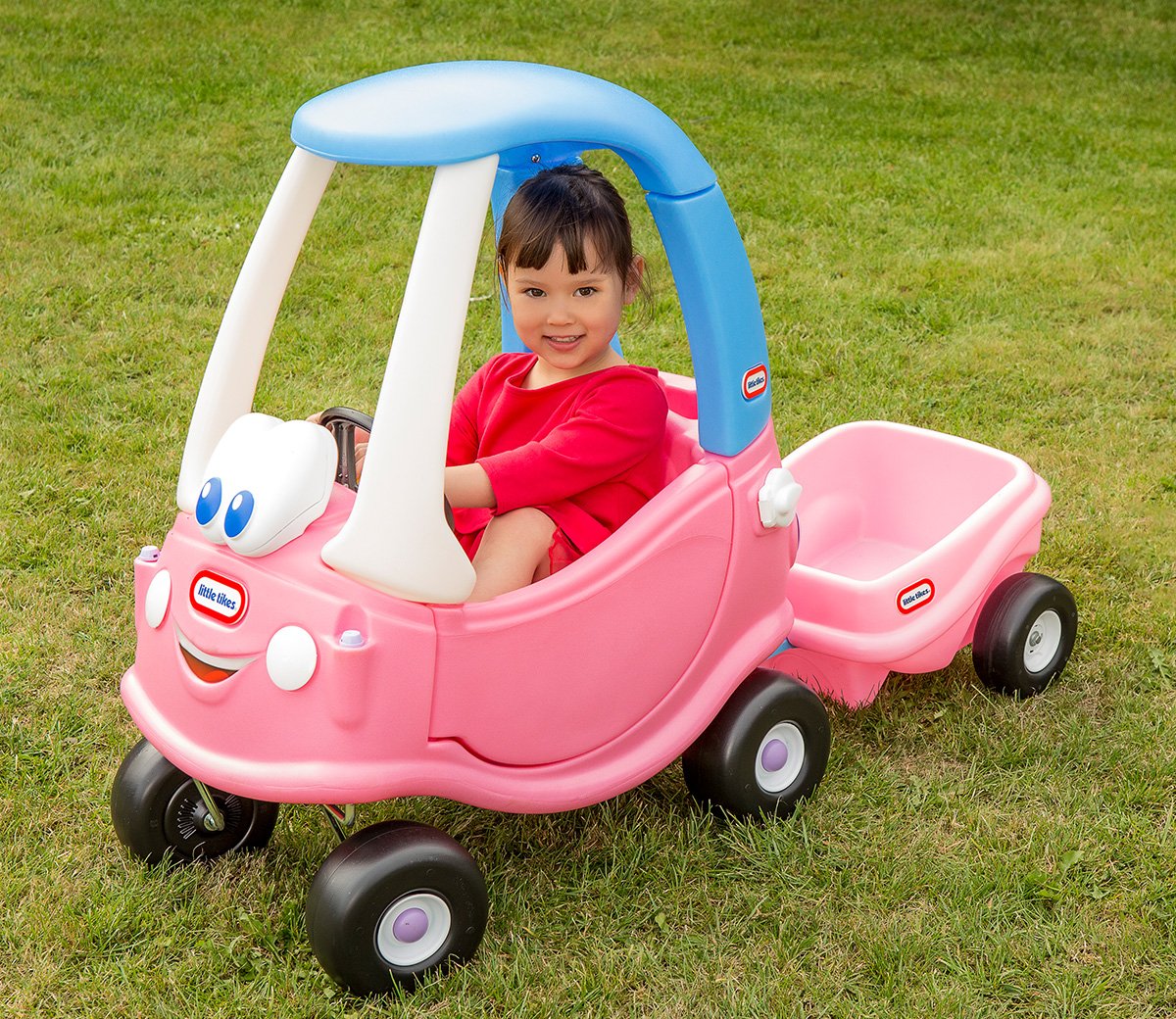 EAN 0050743621451 - Little Tikes Cozy Coupe Trailer Correpasillos con forma de vagón imagen 2