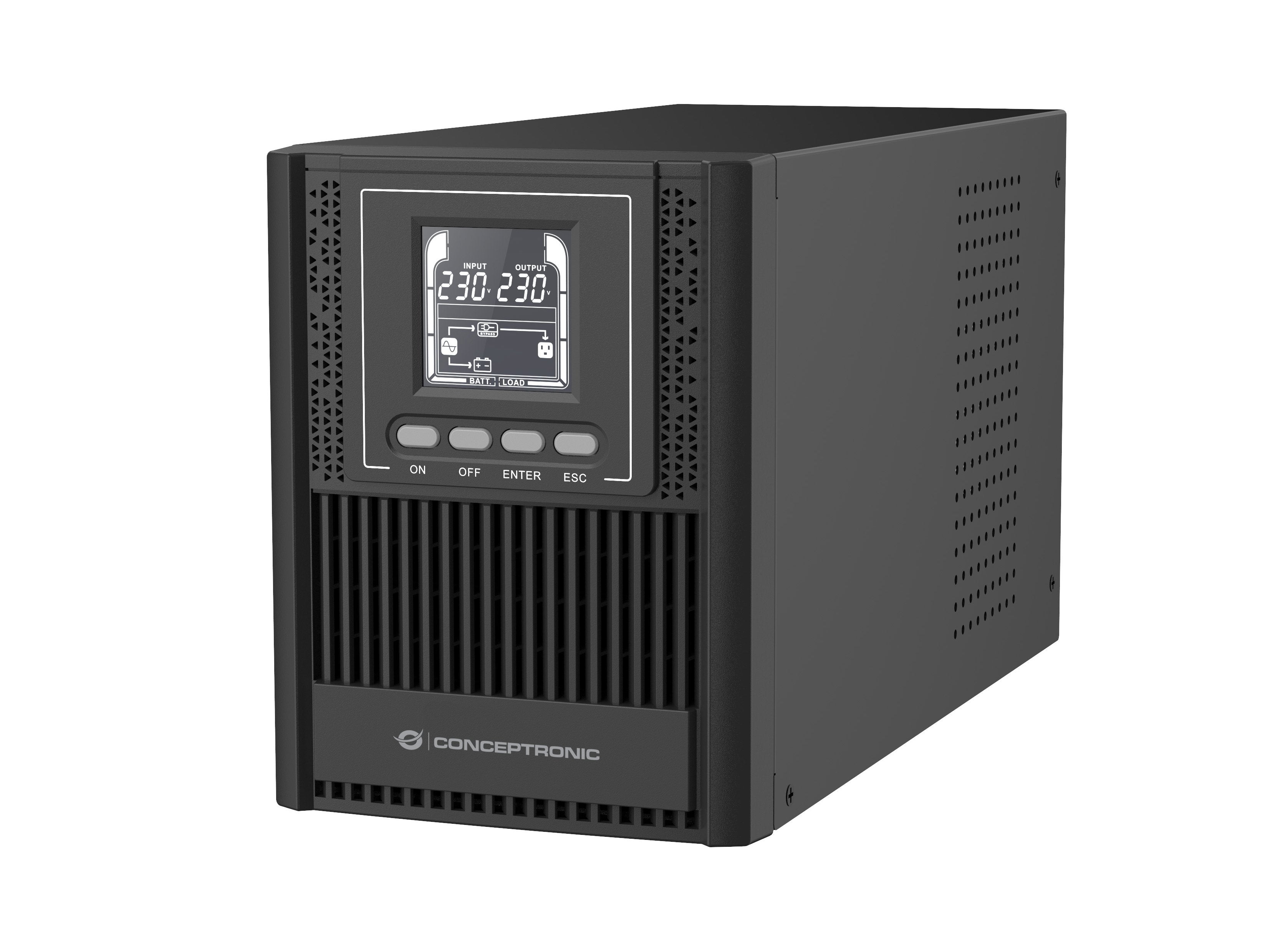 EAN 4015867237823 - Conceptronic ZEUS52E1K sistema de alimentación ininterrumpida (UPS) Doble conversión (en línea) 1 kVA 900 imagen 1