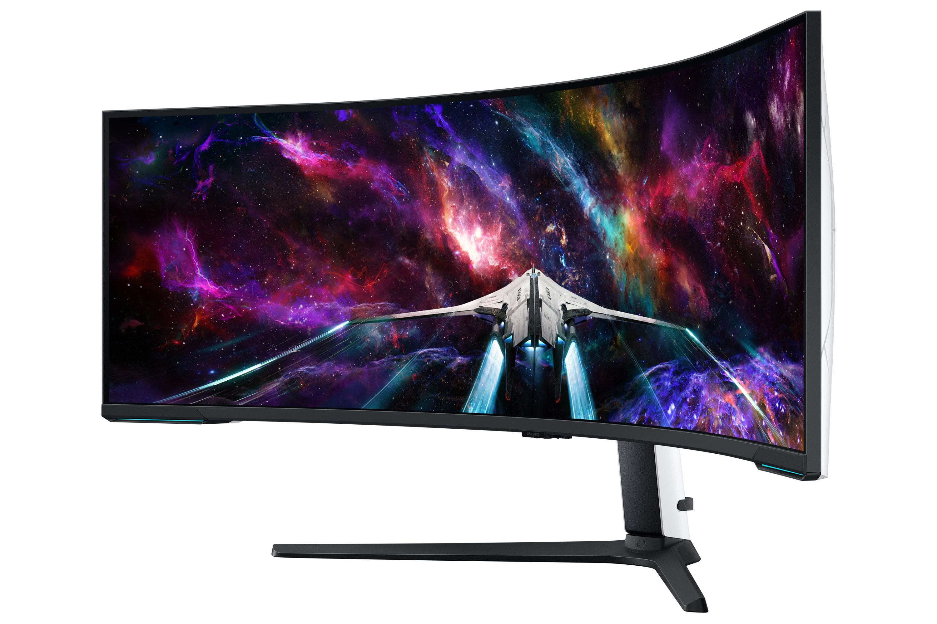 EAN 8806094972252 - Samsung G95NC pantalla para PC 144,8 cm (57") 7680 x 2160 Pixeles Dual UHD LED Negro, Blanco imagen 5
