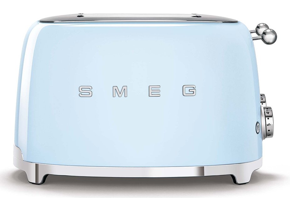 Tostadora 4 Rebanada Smeg Tsf03pbeu (S) 2000 W Azul