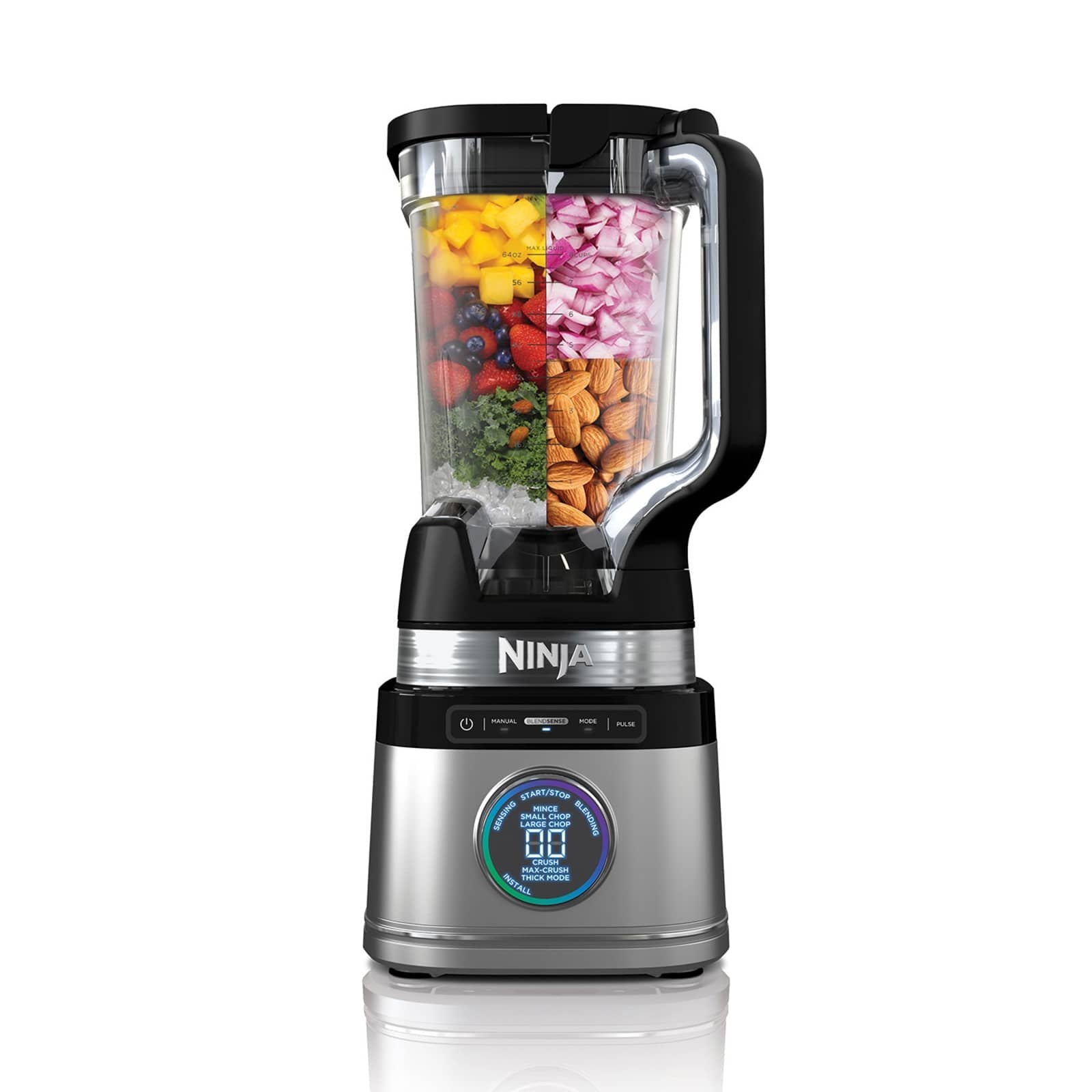 EAN 0622356296021 - Ninja Detect Power Mixer Pro 2,1 L Batidora de vaso 1200 W Negro, Plata imagen 1