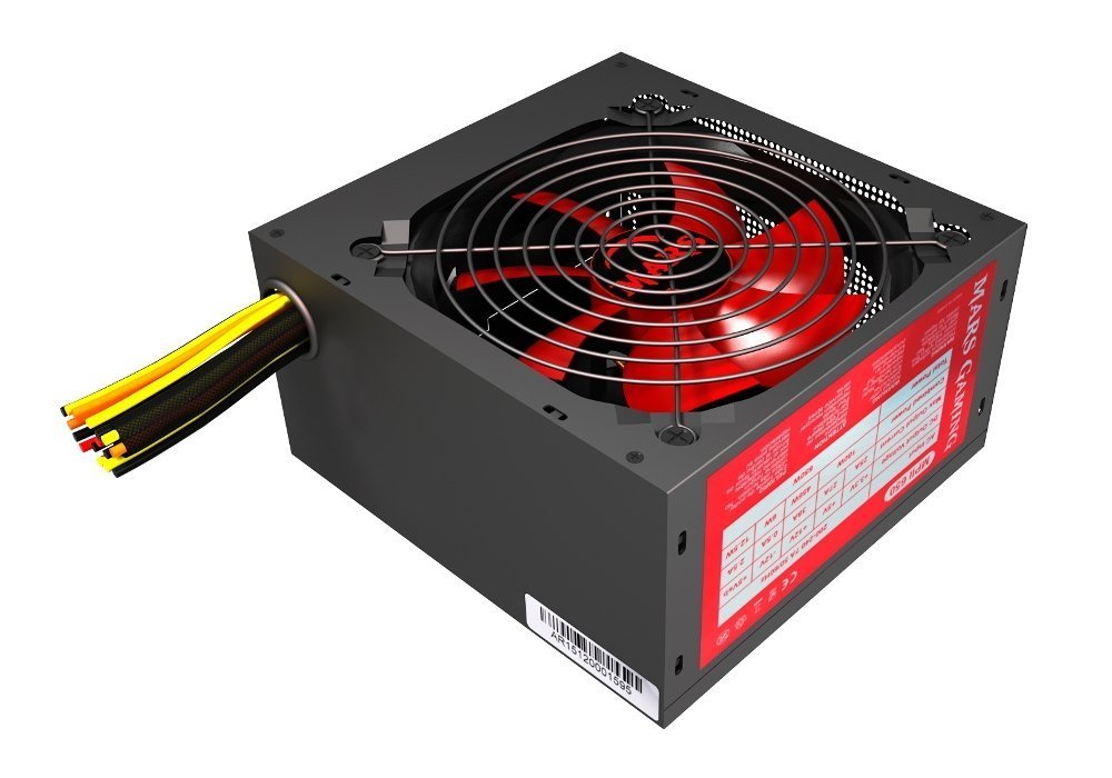 Fuente De Alimentación Mars Gaming Atx 650w Mpii650 Ventilador 12cm 14db 85+ Cableado Largo