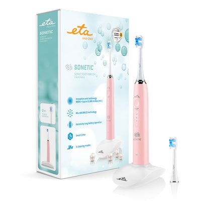 EAN 8590393260850 - Eta Sonetic Niño Cepillo dental sónico Rosa, Blanco imagen 1