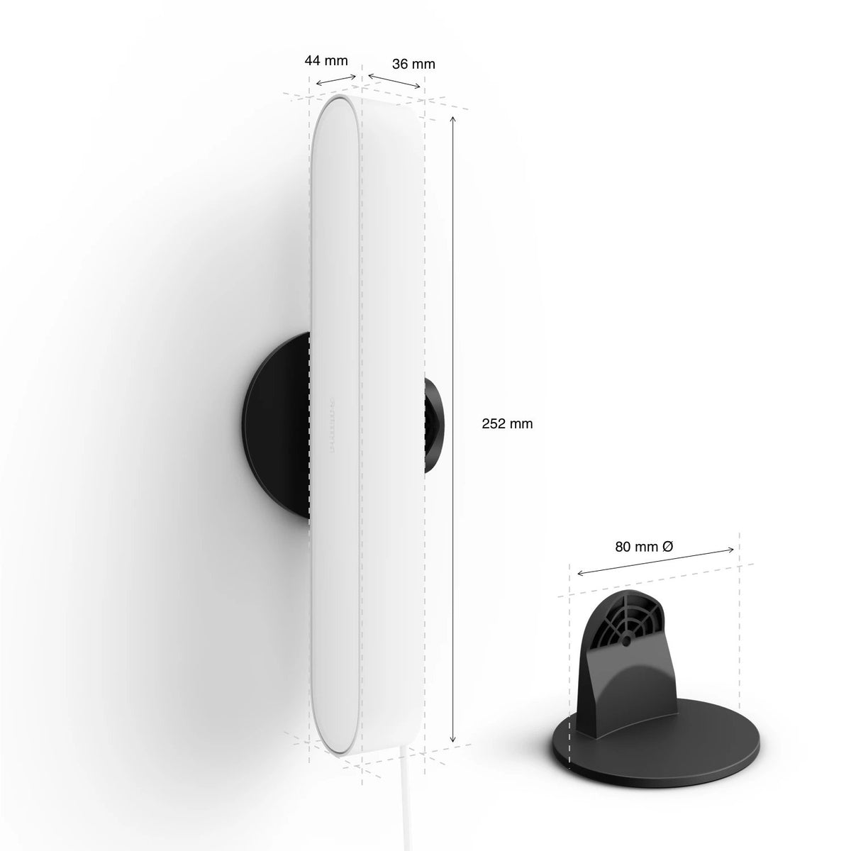 EAN 8718696170809 - Philips Hue White and Color ambiance 7820331P7 Luz de pared inteligente Bluetooth/Zigbee 6,6 W imagen 4
