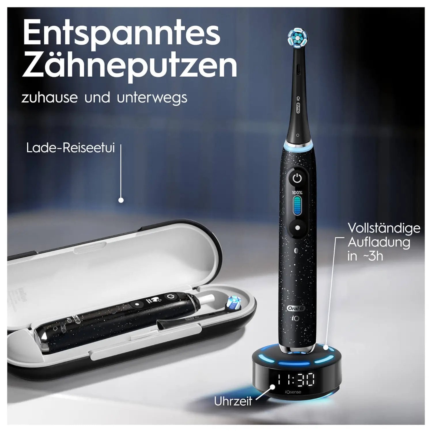 EAN 8006540812068 - Oral-B iO iO10 Adulto Cepillo dental giratorio Negro imagen 11