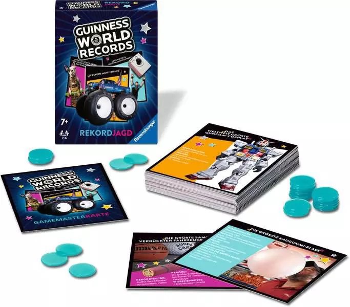Ravensburger Guinness World Records - Hunt, Juego De Cartas 22889