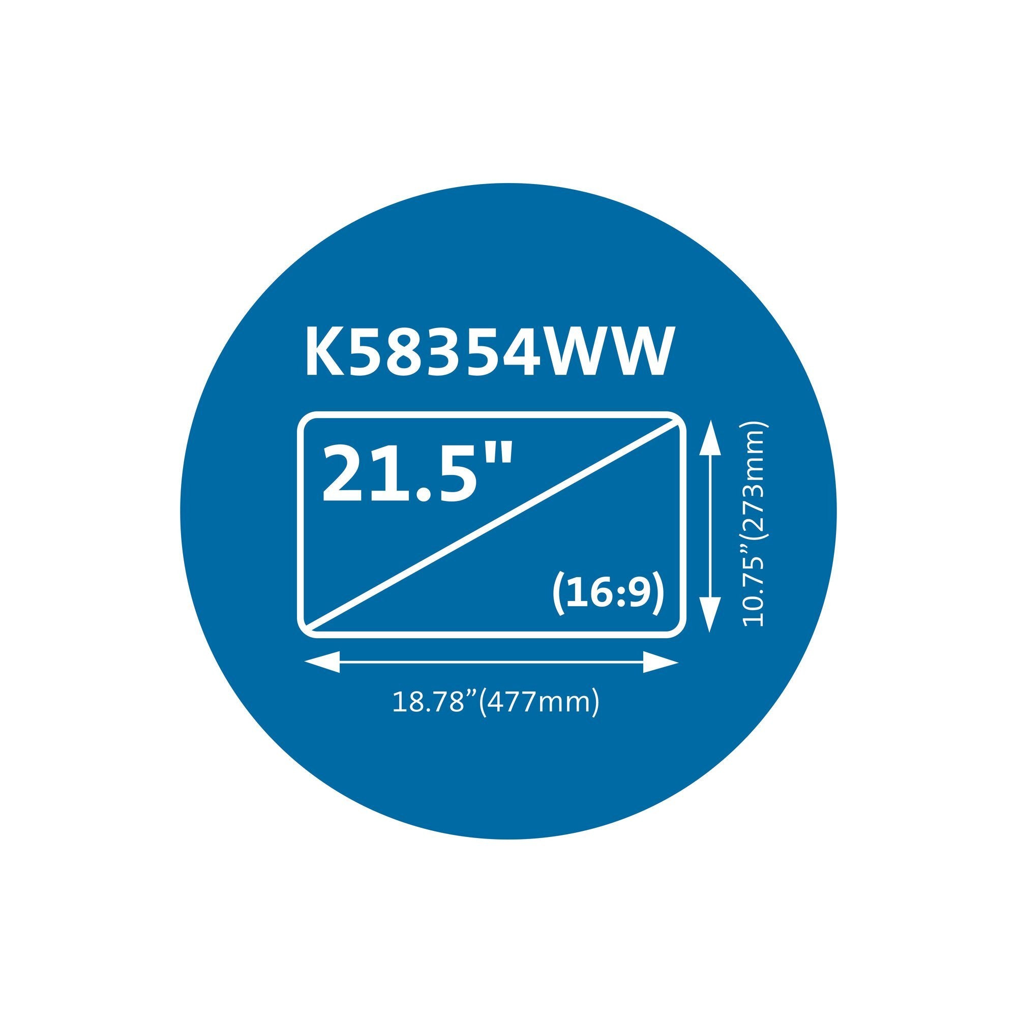 EAN 0085896583547 - Kensington K58354WW filtro para monitor 54,6 cm (21.5") Filtro de privacidad para pantallas sin marco imagen 7