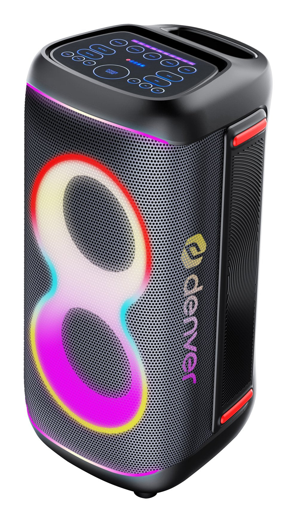 Altavoz De Fiesta Denver Bps-370 Bluetooth Con 100w De Potencia