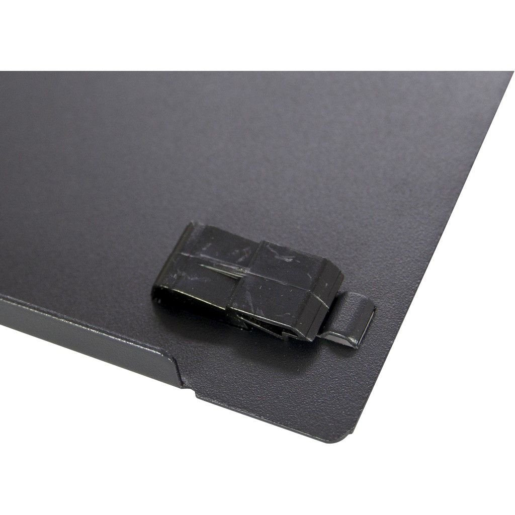 Placa Ciega Inter-Tech De 19 ", Negra 2u, Con Clip