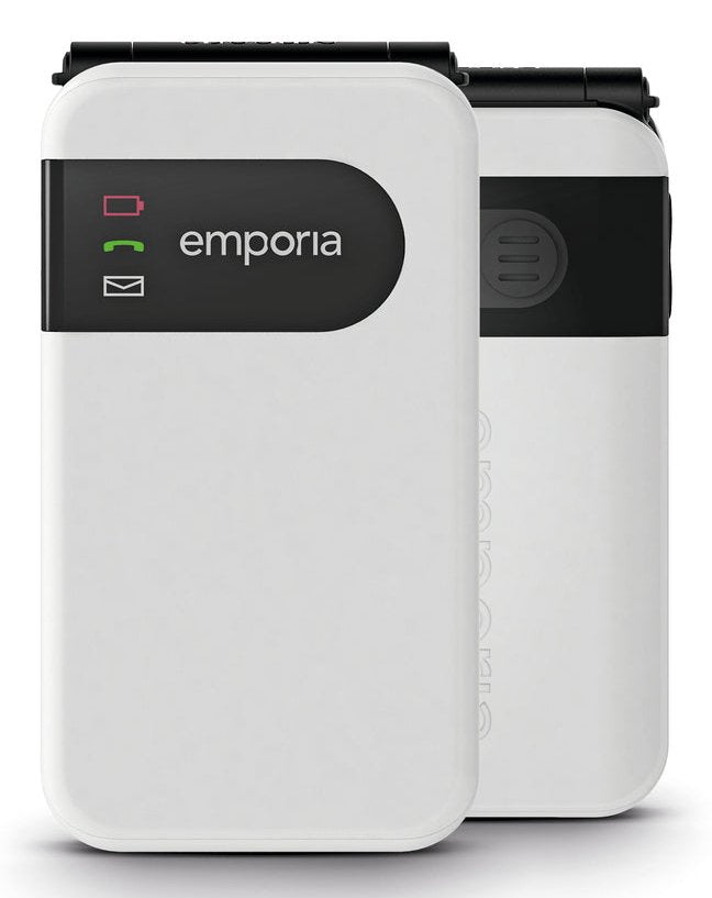 Emporia Simplicityglam.4g, Grosstastenhandy, Blanco