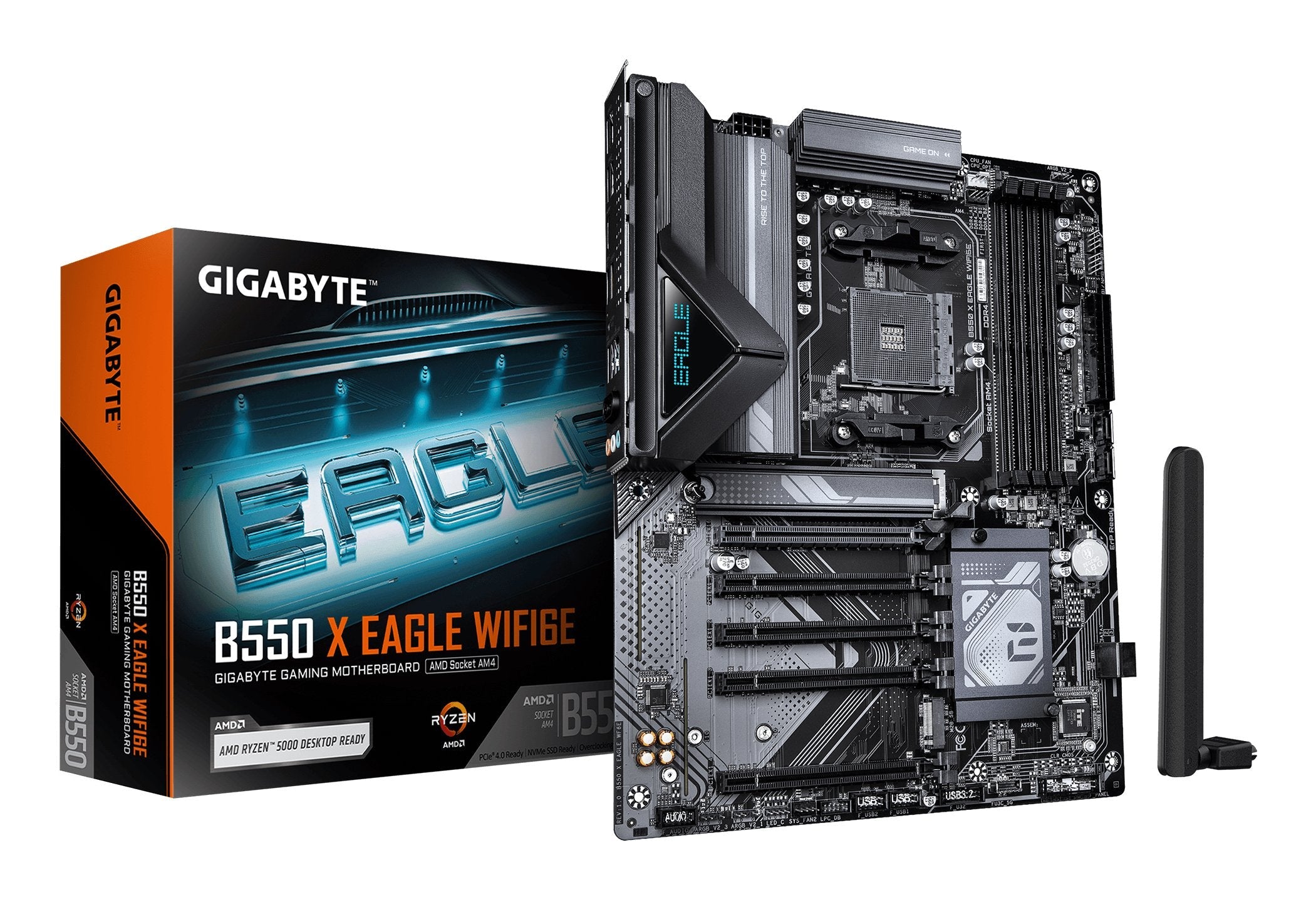 Gigabyte B550 X Eagle Wifi6e Mainboard, Amd, Zócalo Am4, Amd Ryzen 5000 Series, Amd Ryzen 3000 Series, Amd Ryzen 4000 Series, Zócalo Am4, Ddr4-Sdram, 128 Gb