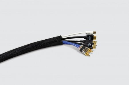 Ltc Klettrolle Pro Cable Tube 25m Zum Bündeln&Ordnen Negro