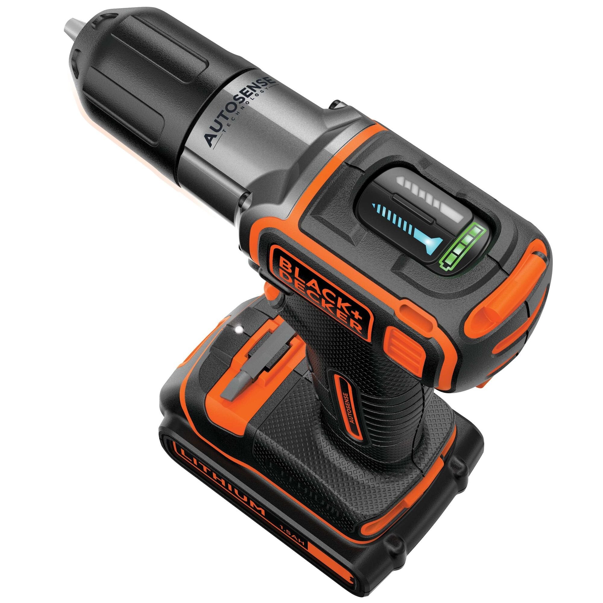 EAN 5035048447550 - Black & Decker ASD18KB-QW taladro Negro, Naranja imagen 2